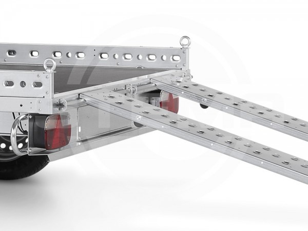 zusätzliche Auffahrschiene inkl. Gleitschiene für Motorrad , Länge 198 cm, Belastb. 400 kg