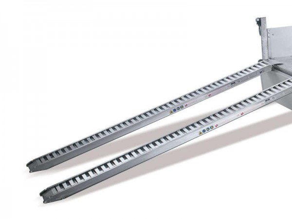 2 Alu Auffahrrampen für Humbaur HTK 27 Rampenschacht