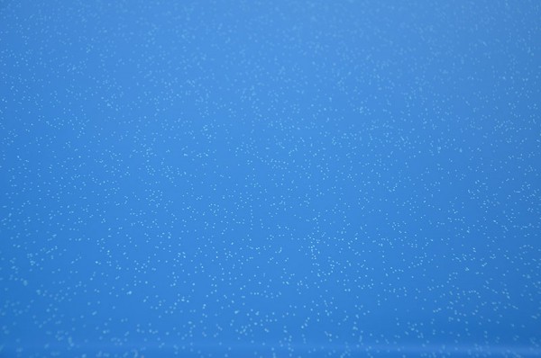 Polyhaube und Bug Signal Blue Metallic