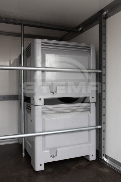 Verzurrprofil quer für 1,57m Kofferbreite, P-BOX