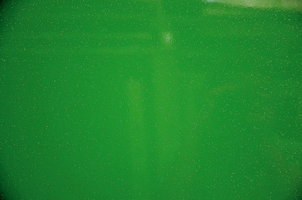 Polyhaube Yellow Green Metallic