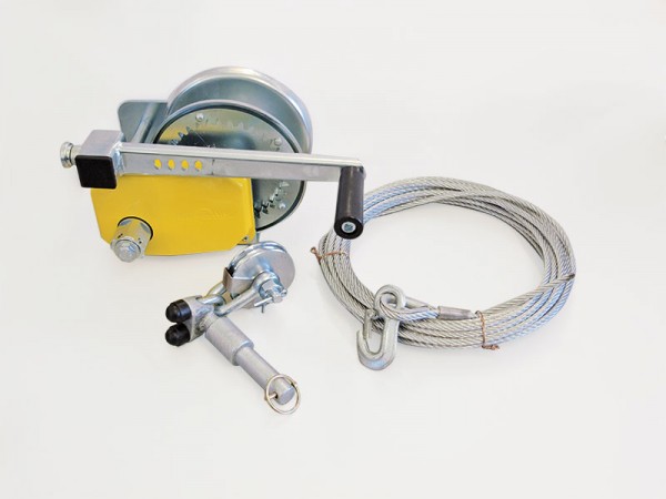 Seilwinde mit Umlenkrolle