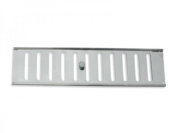 Lüftungsschieber 410 x 110 mm montiert für HK