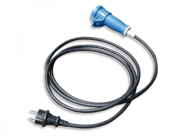 Anschlußkabel Kühlaggregat 2,5 m, CEE-Kupplung auf Schuko-Stecker Schweiz